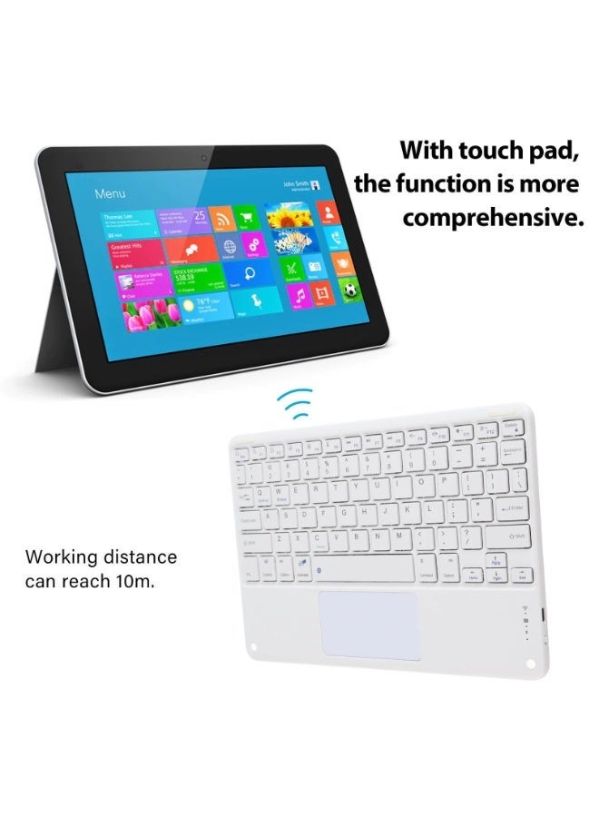 BOLICE BO-407 Wireless Keyboard - Ultra-Slim Portable Bluetooth Keyboard (Black) - Image 3