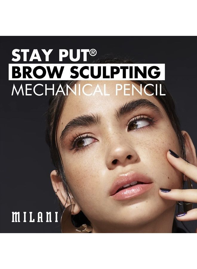 MILANI Stay Put Brow Sculpting Mechanical Pencil - Espresso (0.01 Ounce) Cruelty-Free Long-Lasting Eyebrow Pencil that Defines and Shapes Brows - Image 3