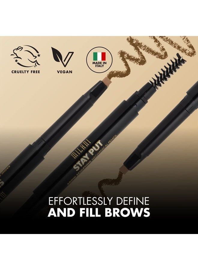 MILANI Stay Put Brow Sculpting Mechanical Pencil - Espresso (0.01 Ounce) Cruelty-Free Long-Lasting Eyebrow Pencil that Defines and Shapes Brows - Image 4