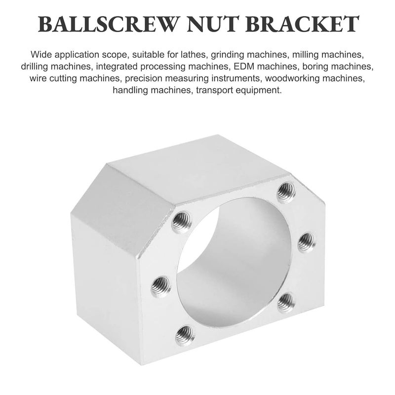 Thincol Ballscrew Nut Housing for SFU 2505 / SFU 2510, DSG25H Ball Screw Nut Housing Seat Mount Bracket Holder Base for CNC Router Milling Drilling - Image 4