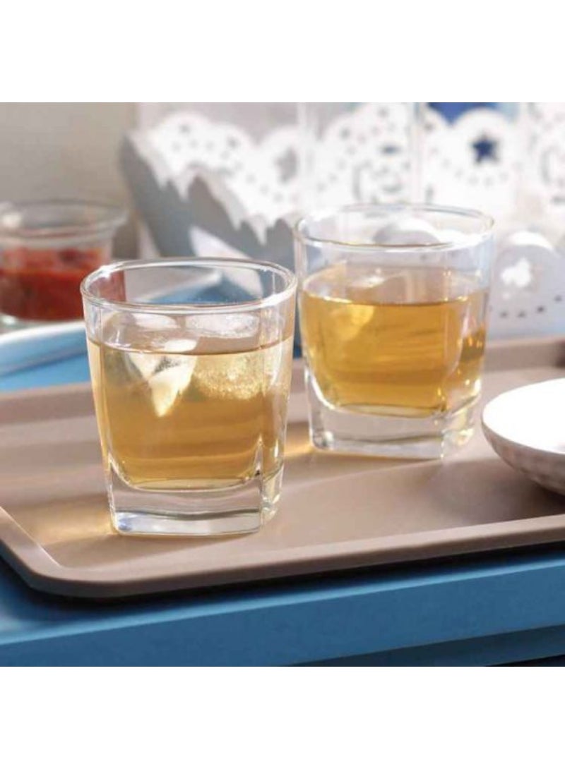 Top Pick Plaza Rock Glass Premium And Glassware For All Types Of Bars 195Ml Set Of 6