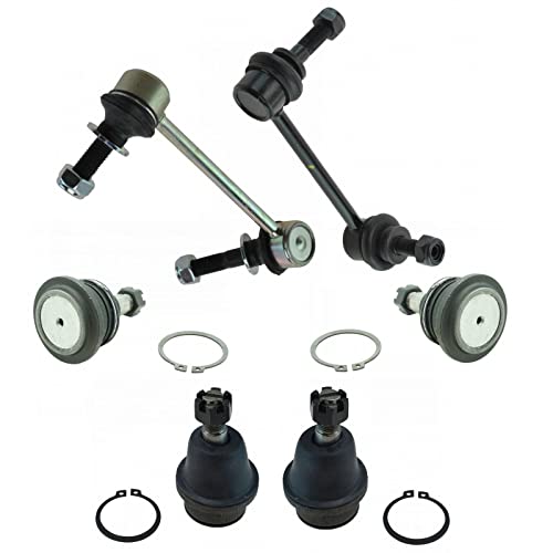 TRQ Front Suspension Kit Ball Joint Sway Bar Stabilizer Link Compatible with 20032009 Lexus GX470 20032018 Toyota 4Runner 20072014 FJ Cruiser