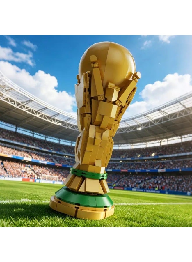 مجموعة مجسمات رياضية لكرة القدم M3522، 462 قطعة - ميسي، رونالدو، مبابي، كأس العالم، زينة قابلة للتجميع، لعبة أطفال، هدية عيد ميلاد لمحبي الرياضة، دمية نجم رياضي، صندوق مفاجآت - Image 2