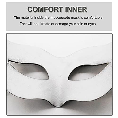 Cosmer Masquerade Mask for Couples Lace Eye Mask Venetian Carnival Halloween Mask Party Ball Prom Mask Costume Mardi Gras Cosplay 2Pack (Black) - Image 4