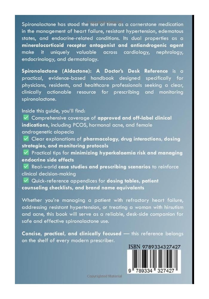 Spironolactone (Aldactone): A Doctor's Desk Reference - Image 2