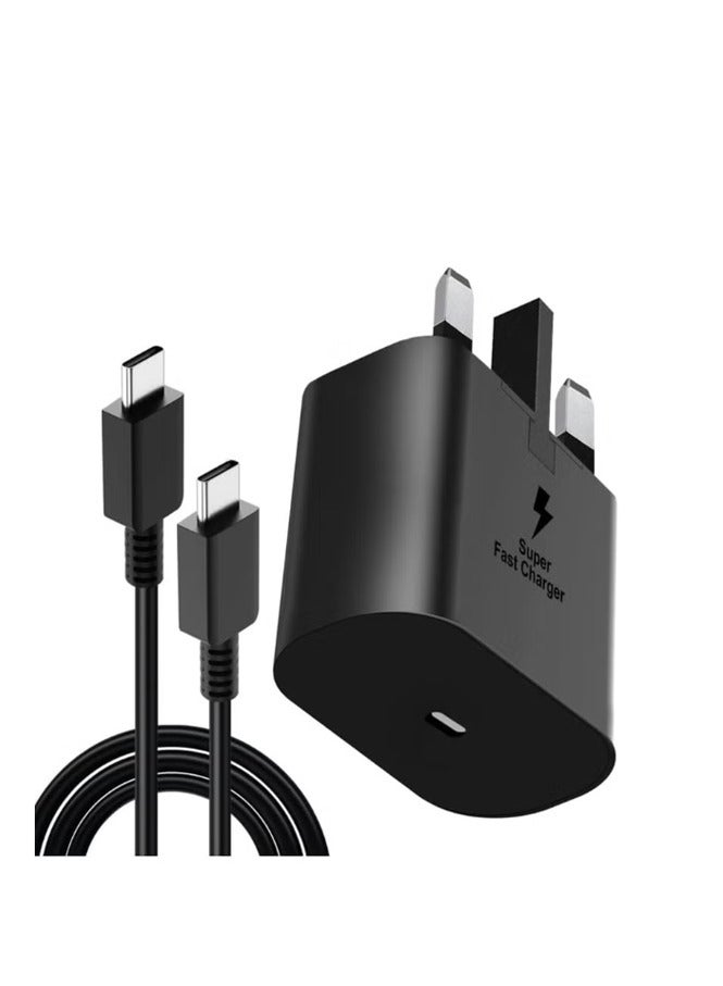 Qbest 25W PD Fast Wall Charger | USB-C to USB-C Cable (2M) Included | Super Fast Charging for Samsung Galaxy S23 / S22 / S21 / S20, iPad, Google Pixel, SONY, LG & All Type-C Devices - Image 5