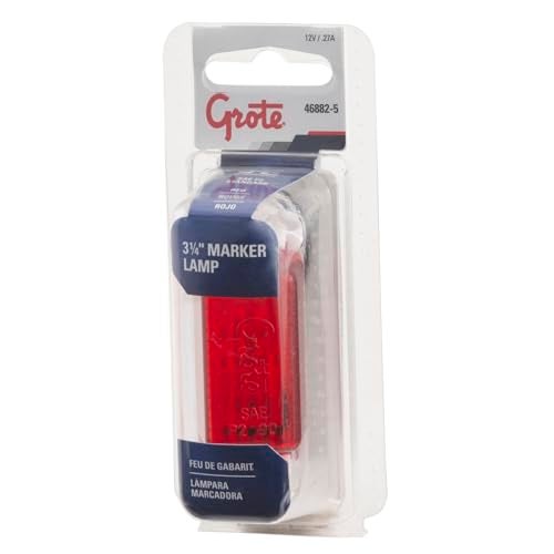 Grote 46882-5 Red Economy Clearance Marker Light (Retail Pack) - Image 2
