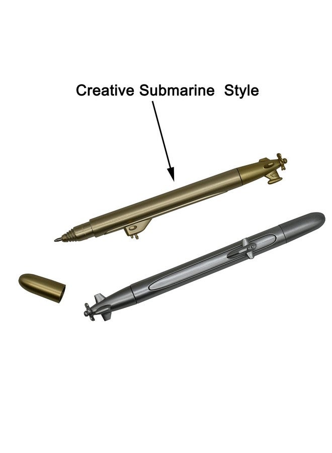 Maydahui 8Pcs Submarine Ballpoint Pens Black Ink Creative Spacecraft Shape Pen For Navy Students Party - Image 2