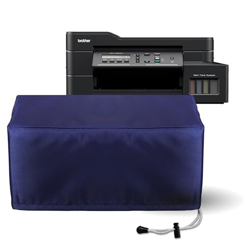 INF Dust Proof Water Proof Washable Printer Cover for Brother Ink Tank Duplex Multi-function Wifi DCP-T820DW (Blue) - Image 1