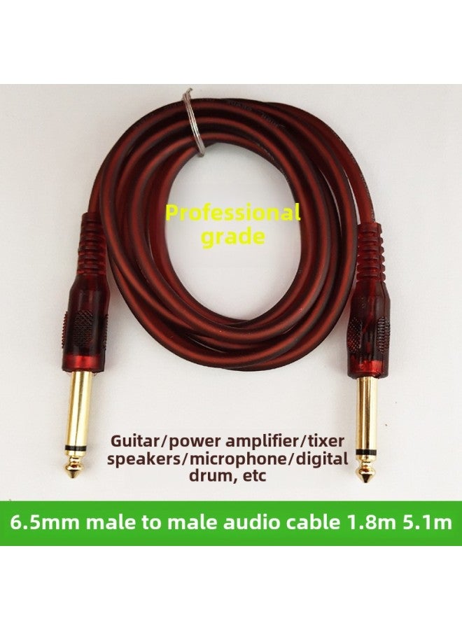 Cord 6.5 To 6.5 Audio Line Audio Electronic Piano Audio Desk Connected To Speaker Line 6.35-Color:6.5 To 6.5 Audio Cable 3m - Image 2