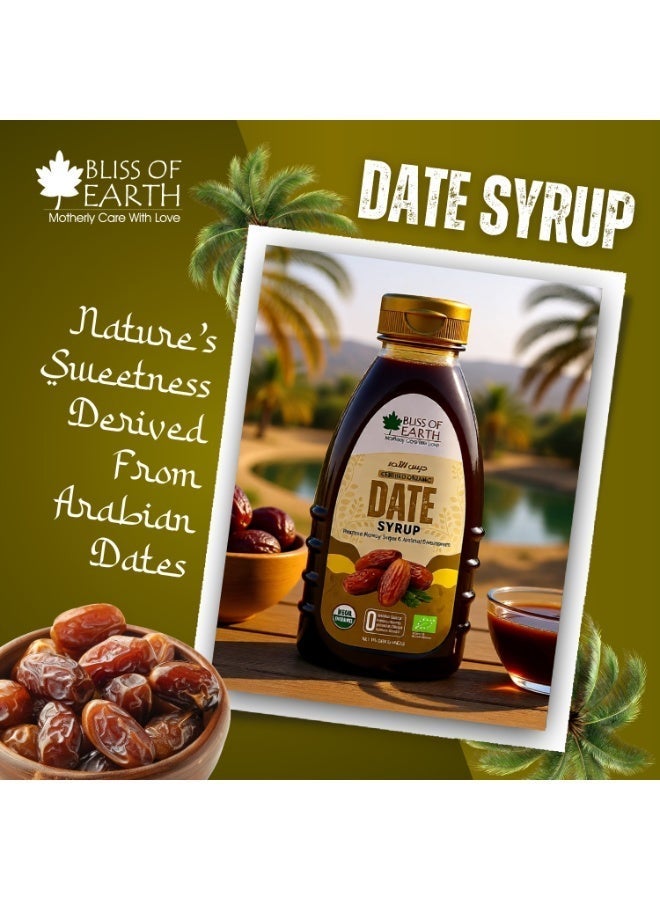 Bliss of Earth USDA Organic Date Syrup 400g, Sugarfree Vegan & Clean Label Date Molasses - Image 3