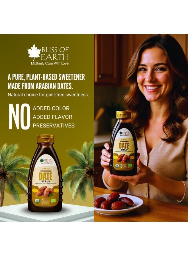 Bliss of Earth USDA Organic Date Syrup 400g, Sugarfree Vegan & Clean Label Date Molasses - Image 5