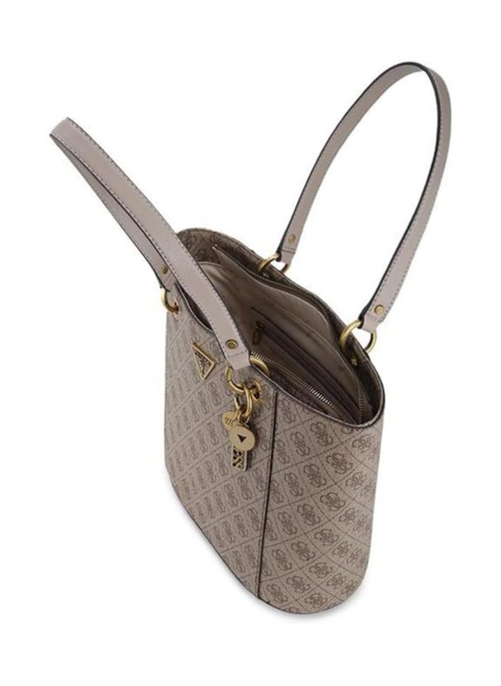 GUESS - GUESS Women's Noelle Logo Tote Bag Noelle Small Elite Tote - Image 1