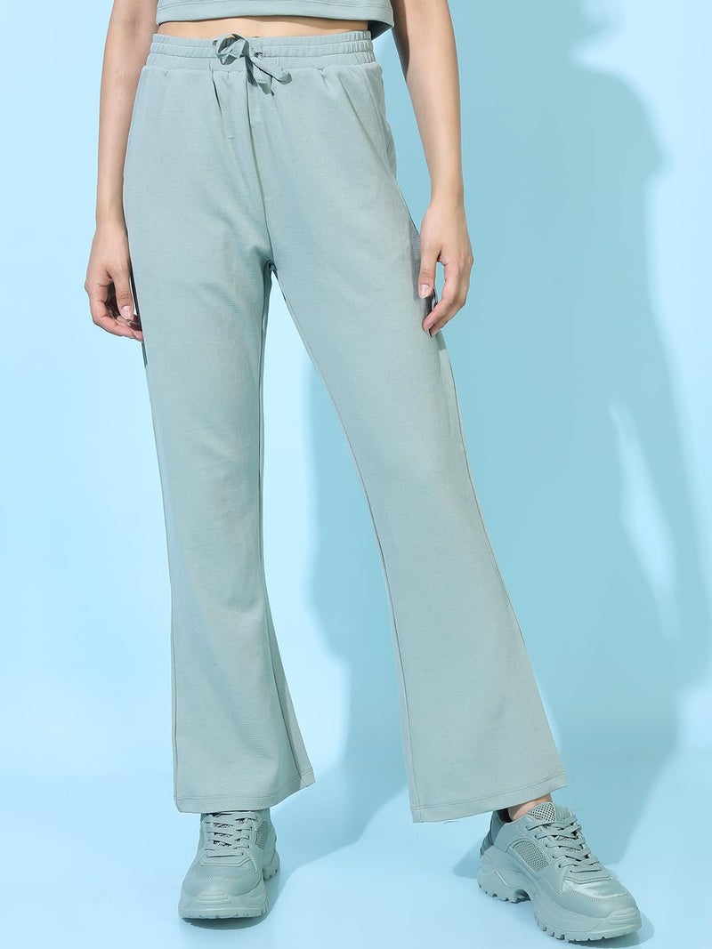 Tokyo Talkies Women Chic Crop Top & Drawstring Trousers Co-ord Set | Cap Sleeves | Stylish | Perfect for Casual Outings & Vacations - Image 3