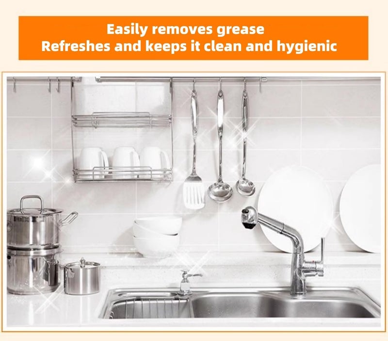 YERTAA CleaningWipes for Microwaves and Cooktops, Easily Removes Food and Grime Buildup, Great for Home and Kitchen Use - 80 Count,Professional Grade Heavy-Duty Cleaning，Convenient Stove Cleaner - Image 4