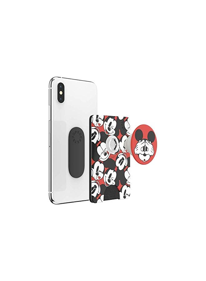 POPSOCKETS PopWallet+: Swappable and Repositionable Wallet - Mickey Pattern - Image 3
