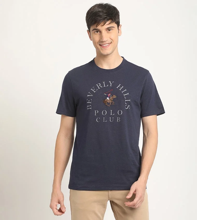 Beverly Hills Polo Club Printed Crew Neck Short Sleeves T-Shirt