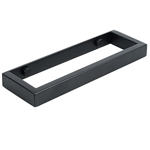Alise Bath Towel Bar,Wall Mount Towel Holder Towel Rack Towel Hanger for Bathroom Lavatory,8 Inch SUS304 Stainless Steel Towel Rail,Matte Black GJF020-B - Image 1