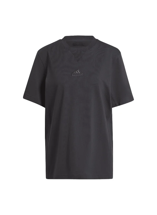 Adidas adidas M Lng Tee Q1 Black Training T-Shirts XS