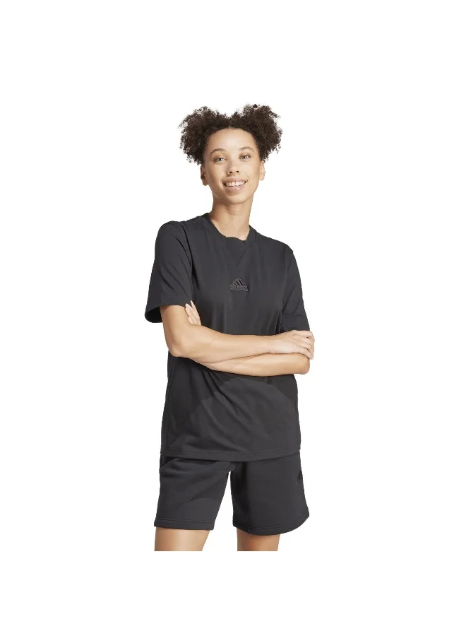 adidas تي شيرت تدريب M Lng Q1 أسود XS