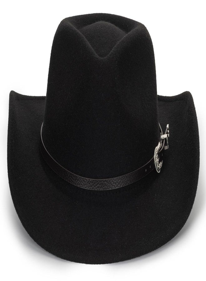 CXQRR Cowboy Hat for Boys Girls Western Felt Fedora Hat for Kids 3-6 Years - Image 3