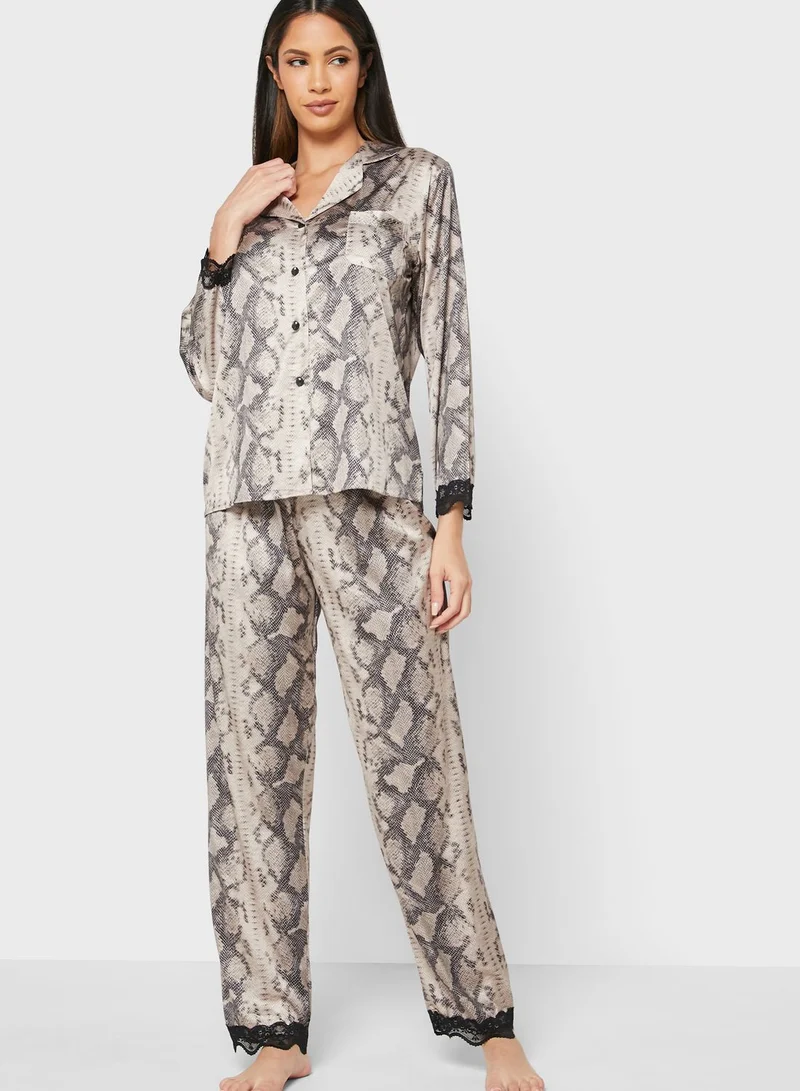 Khizana Printed Pyjama Set