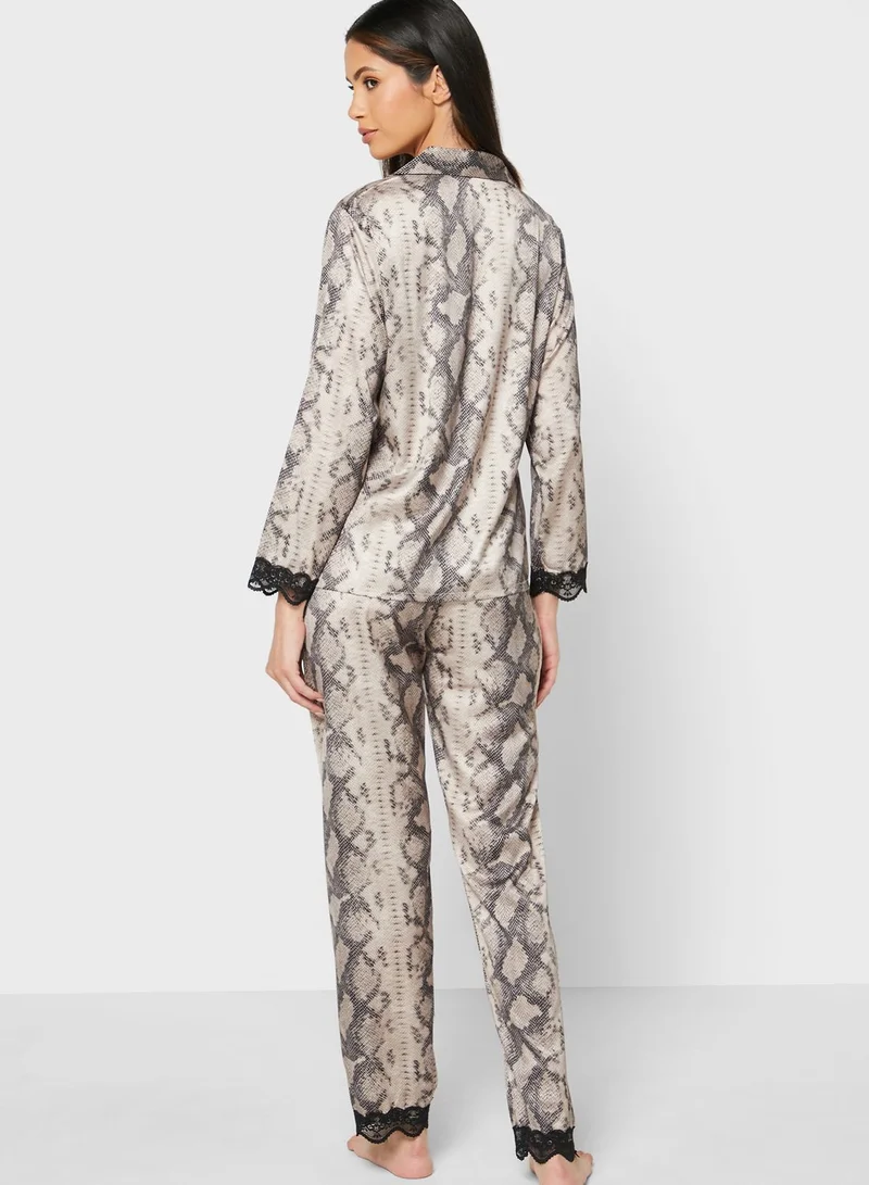 Khizana Printed Pyjama Set