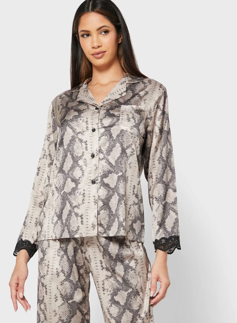Khizana Printed Pyjama Set
