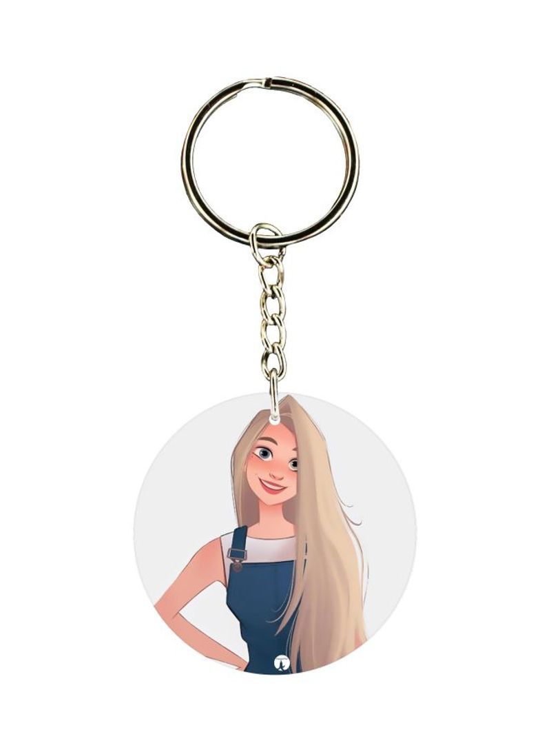 RKN Printed Single Sided Keychain