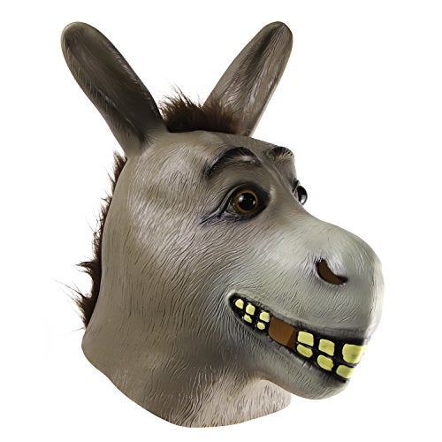 MOLEZU Donkey Mask,Halloween Novelty Deluxe Costume Party Cosplay Latex Animal Head Adult. - Image 2