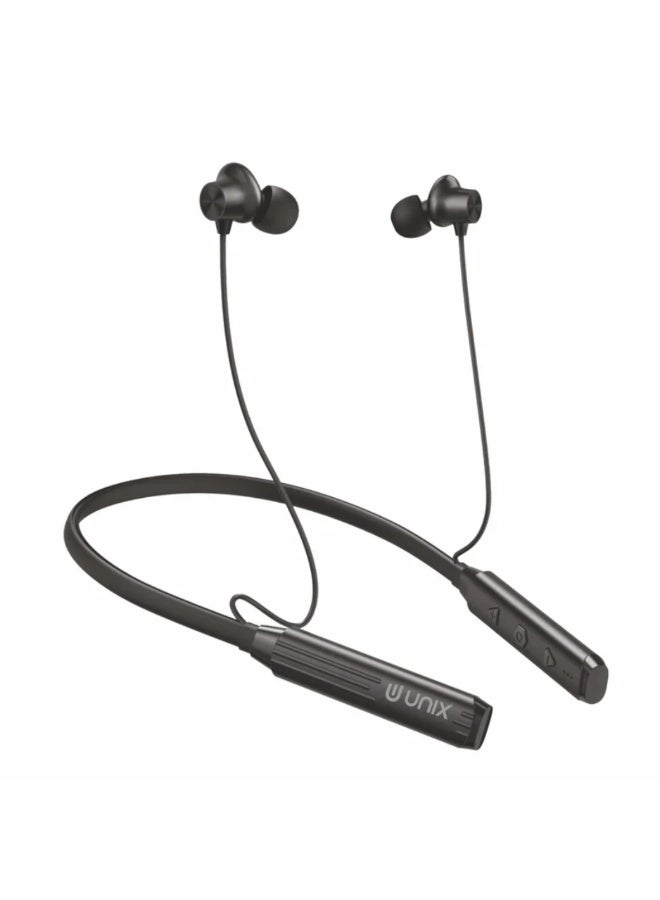 UNIX N700 Roc Wireless Neckband Earphones with Up to 42H Playtime, 13mm Drivers, Deep Bass, Voice Assistant Support, Lightweight Design, Bluetooth Earbuds for Calls & Music - Image 1