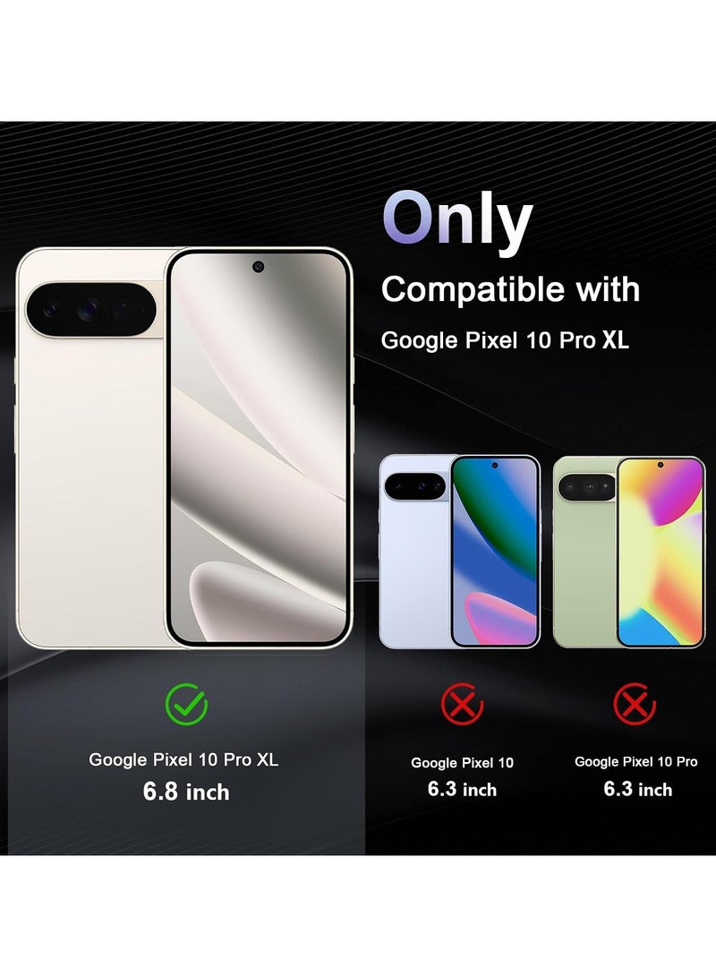 Crystal Clear Transparent Phone Case Google Pixel 10 Pro XL – Slim Ulta Thin Hard TPU Shockproof Cover, Anti-Yellowing Crystal Clear Protective Back Case with Camera Protection - Image 2