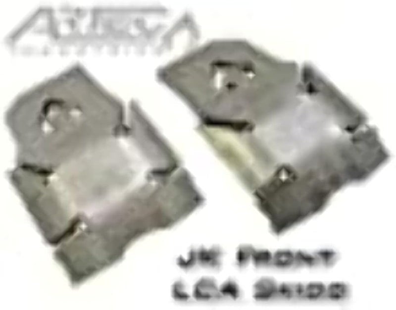 Artec Industries JK4404 Front Lower Control Arm Skids for Jeep Wrangler - Black - Image 1