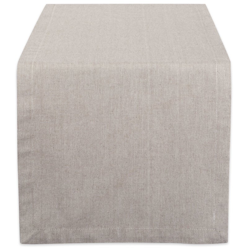 DII Chambray Kitchen, Tabletop Collection, Stone, 14x72 Table Runner - Image 4