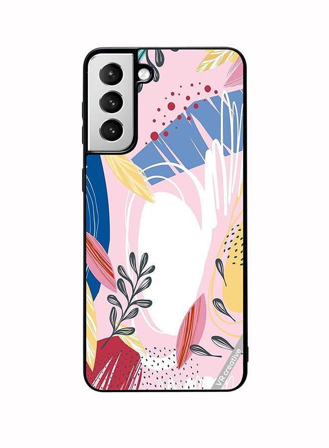 VR CREATIVE Protective Case Cover For Samsung Galaxy S22 5G Flower Design Multicolour - Image 1