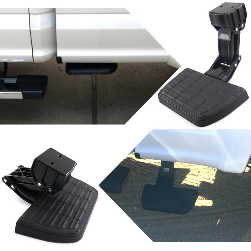Generic QHHR 75413-01A Truck Side Step Retractable Step Compatible with 2017 2018 2019 2020 2021 2022 Ford F250 F350 Super Duty  - Image 2