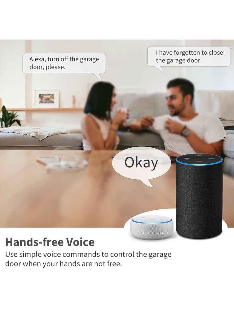 ماركة غير محددة جهاز تحكم ذكي في باب المرآب يعمل عن بعد عبر شبكة WiFi من خلال تطبيق smartlife ويعمل مع المساعدين الصوتيين  - Image 5