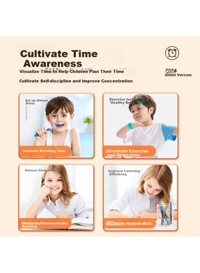 Timess Visual Timer Alarm Clock For Students And Children, Smart Wake-up Device With Night Light, Rechargeable Time Management Tool For Rooms And Timers - Image 2