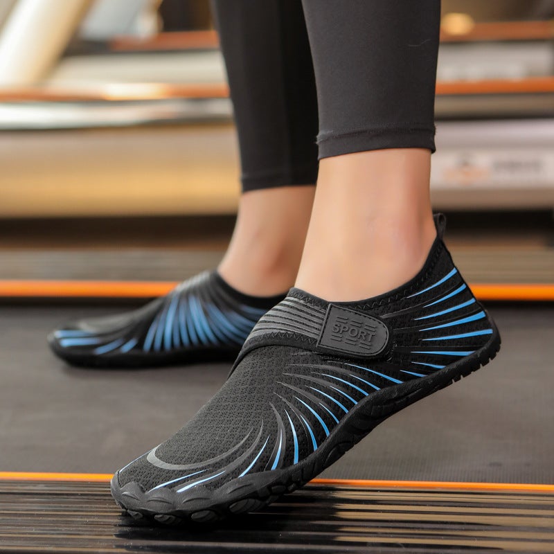 Indoor Fitness Shoes Men'S And Women'S Non-Slip Shock Absorbing Running Shoes Quiet Rope Skipping Shoes Sports Yoga Shoes Women'S Comprehensive Training Shoes - Image 4