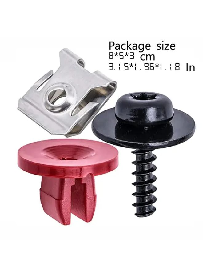 30 Pcs Splash Guard Plate Chassis Cover Bolts And Nuts For Car Engine T30 Screws - Image 2