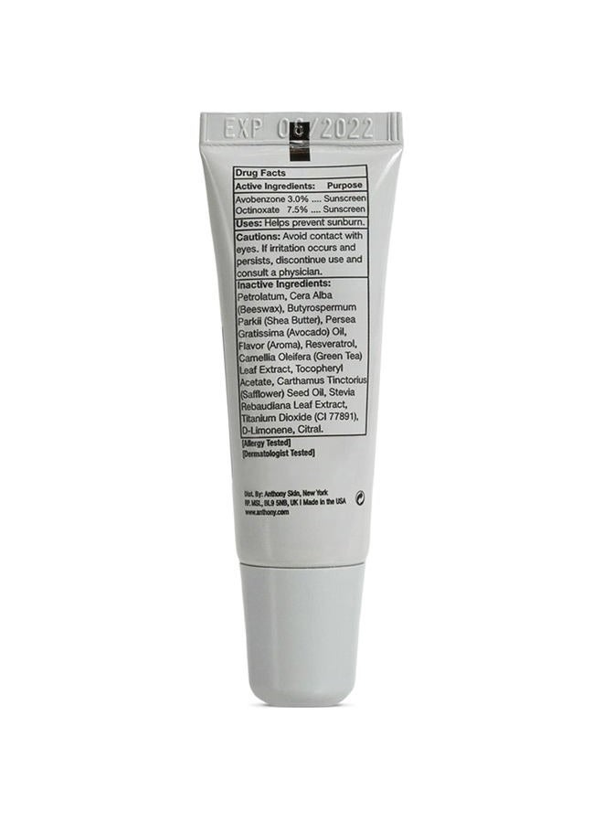 Anthony SPF 25 Lip Balm with Sunscreen, Blood Orange Flavor, Green Tea Extract, Shea Butter and Vitamin E, Moisturizing Repair Treatment for Chapped and Dry Lips, Protects and Hydrates Lips, 0.25 Oz - Image 5