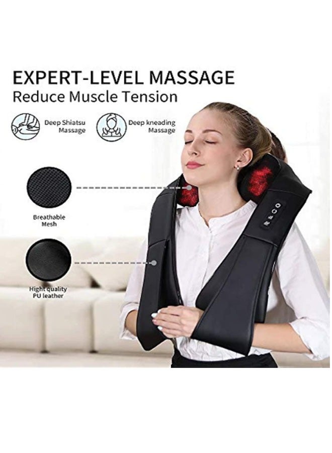 Loquat Kneading massage shawl massager SKG cervical spine massager home use electric lumbar back hot massage instrument - Image 2