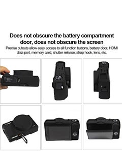 Generic Silicone Gel Camera Case for Canon PowerShot G7x Mark III Protective Rubber Soft Camera Cover Bag Black  - Image 4