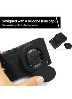 Generic Silicone Gel Camera Case for Canon PowerShot G7x Mark III Protective Rubber Soft Camera Cover Bag Black  - Image 3
