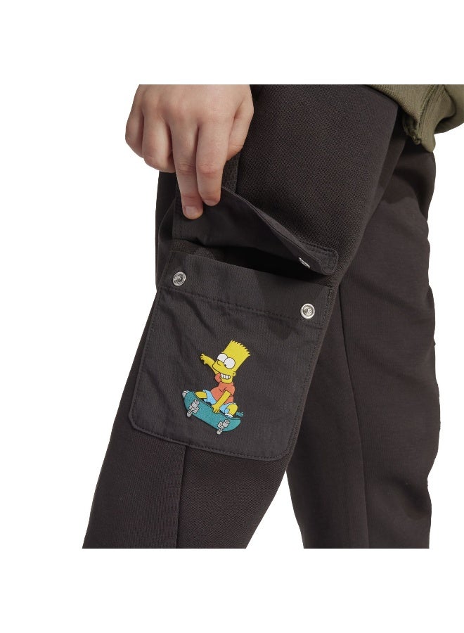 Adidas Adidas Lk Sim Pnt Brown Pants (1/1) Pants For Kids - Image 5