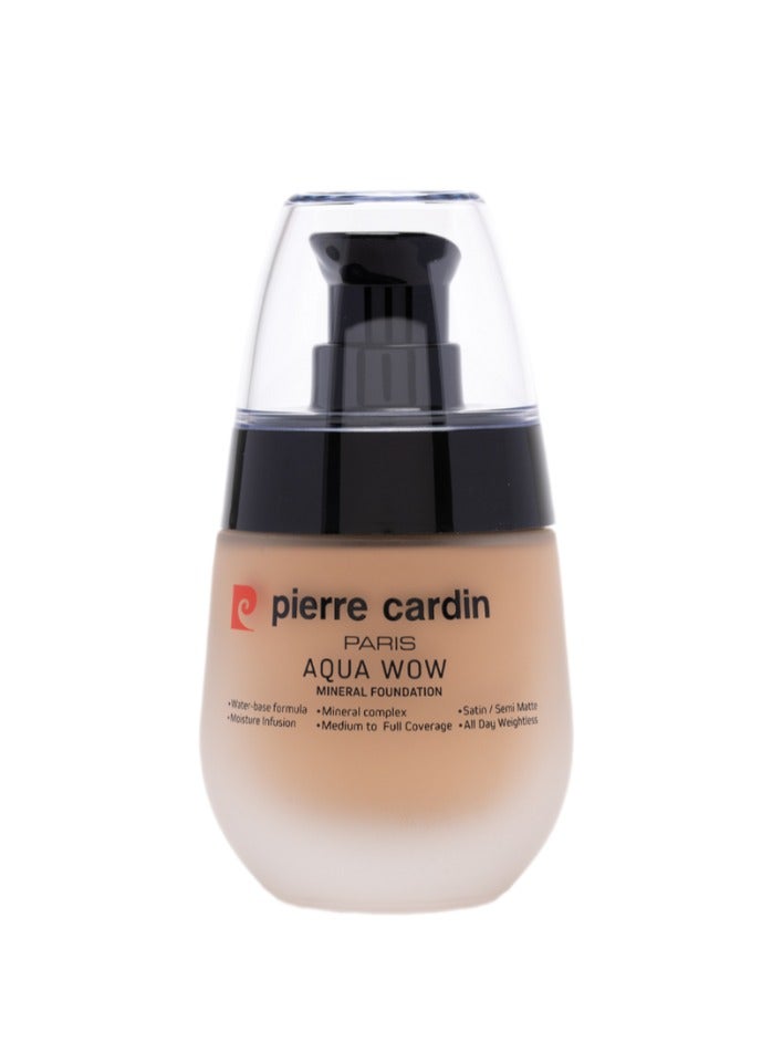 Pierre Cardin Aqua Wow Mıneral Foundatıon Tan skin with beige warm 802 - Image 1