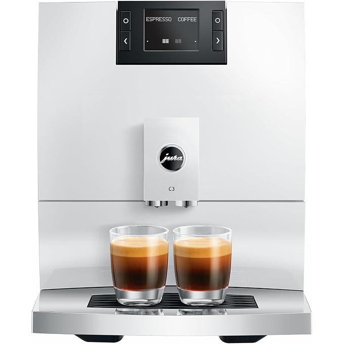 jura C3 Piano White, 15780, Automatic Coffee Machine - Image 1