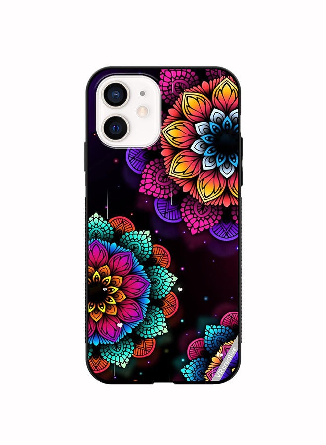 VR CREATIVE Protective Case Cover For Apple iPhone 12 mini Mandala Design Multicolour - Image 1