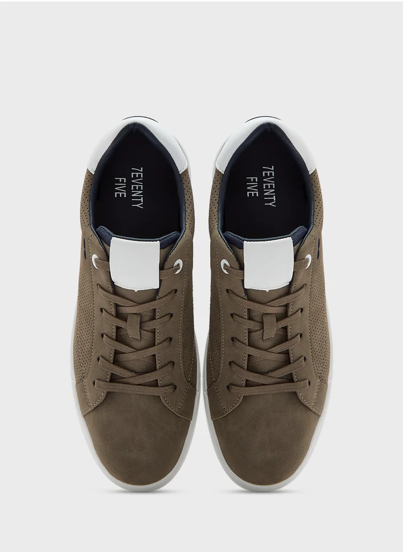 سفنتي فايف Essential Perforation Detail Sneakers