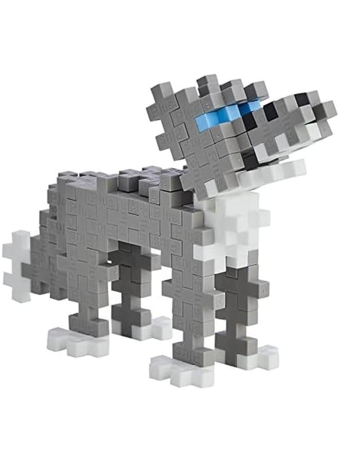 بلس بلس لعبة بناء حيوانات الذئب البرية في أنبوب 100 قطعة - Image 4